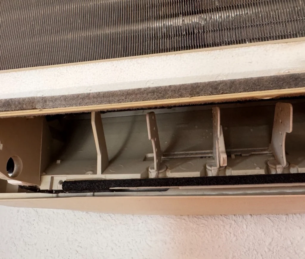 Evaporator after washing.