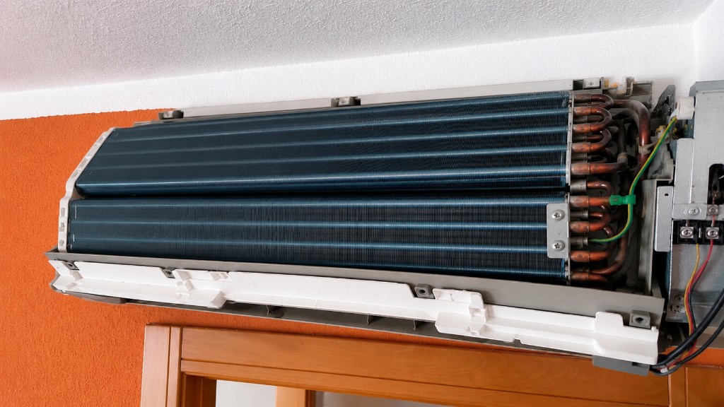Evaporator clean after deep cleaning.