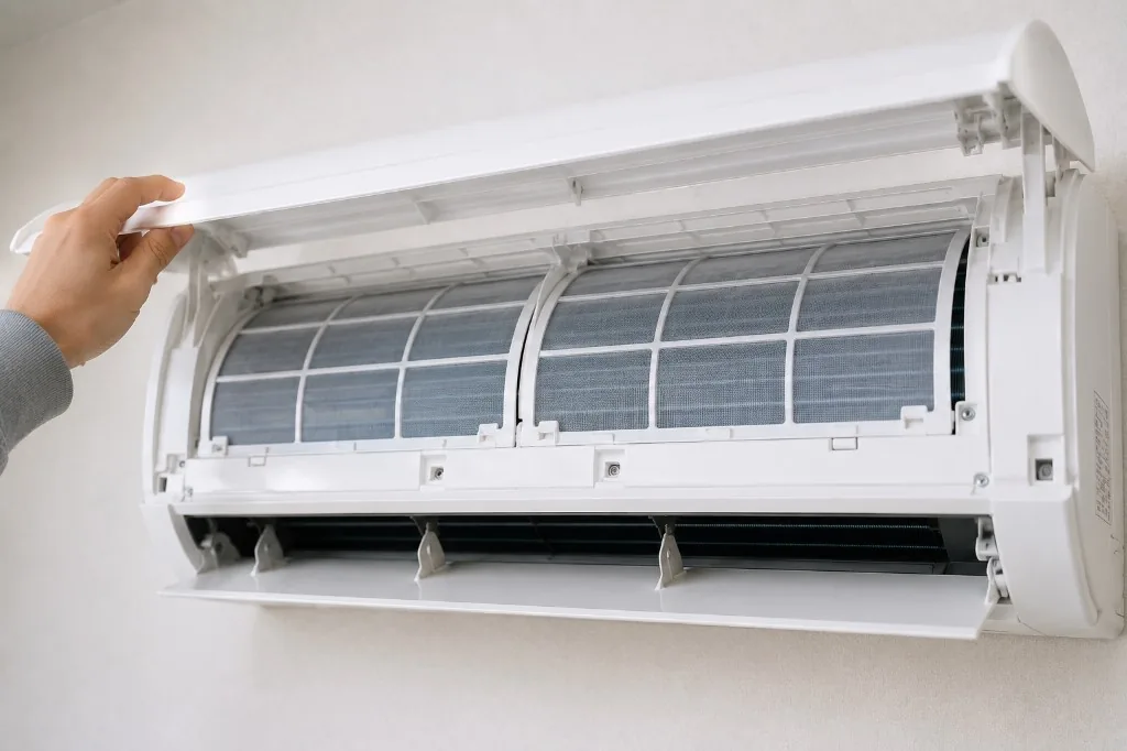 Clean air conditioner filters